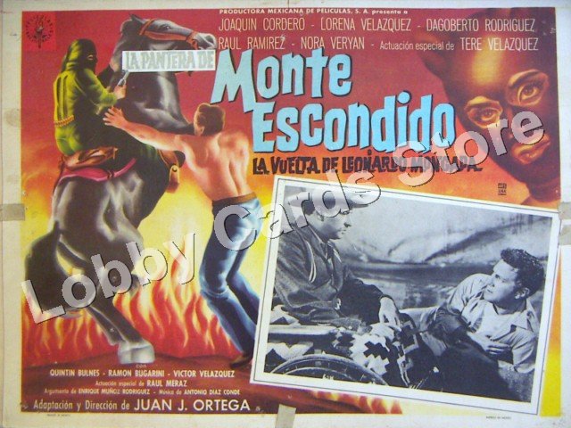 JOAQUIN CORDERO/MONTE ESCONDIDO